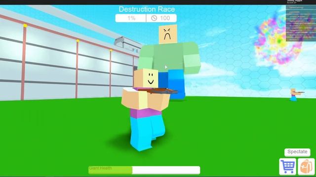 ДЖОННИ СТАЛ ГИГАНТОМ И ЗАСТРЯЛ РОБЛОКС Giant Survival 2! смотреть онлайн