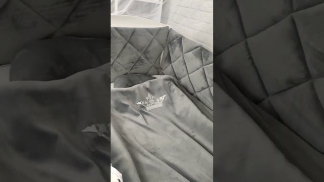 Велюровий постільний комплект у ліжечко новонародженим Велюрчик сірий смотреть онлайн