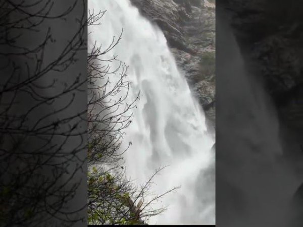 Водопад "Учан-Су" после урагана в Ялте