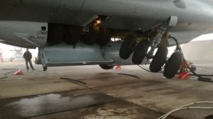 Работа шасси Ил-76