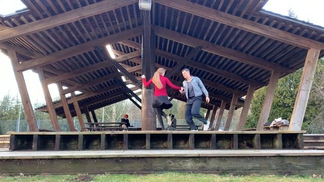 First Stops practice - Lindy Hop смотреть онлайн