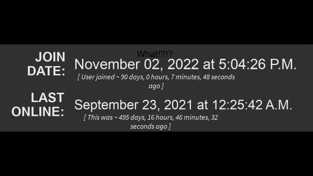 What!?!? (Roblox last online checker) смотреть онлайн