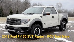 Обзор автомобиля Ford F-150 SVT Raptor 2013 год. - POV Test Drive. Интерьер и экстерьер.