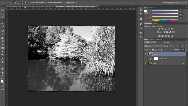 Эффект двойной экспозиции («Double Exposure») в фотошопе смотреть онлайн