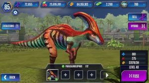 PARASAUROLOPHUS - Jurassic World The Game Vs Jurassic World Alive Vs Jurassic Park Builder