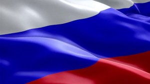 Stock Video Footage Видеофон футаж флаг России (триколор) 1080p