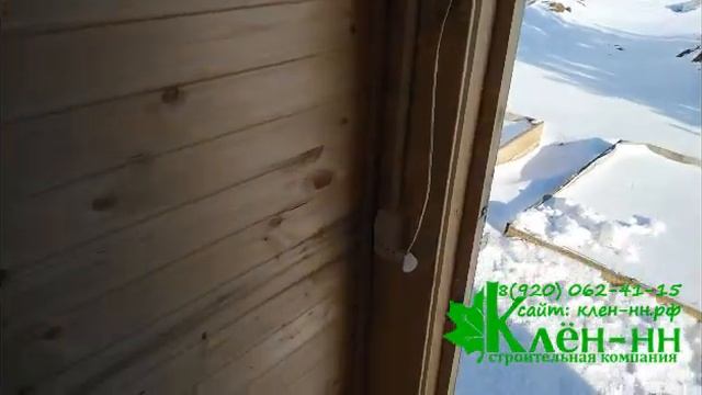 Готовая баня 4 метра под ключ на Бору смотреть онлайн