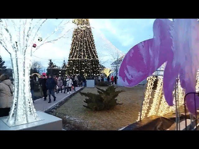 АСТРАХАНЬ, НОВОГОДНИЙ КРЕМЛЬ, КАТОК В КРЕМЛЕ смотреть онлайн