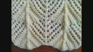 Вяжем ажурные ромбы. Вязание с нуля. Узоры спицами. Ажурные узоры спицами. Вяжем вместе..mp4