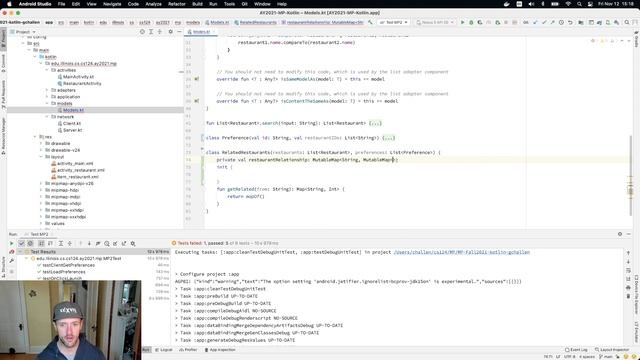 CS 124 Kotlin: Restaurant Relationships смотреть онлайн