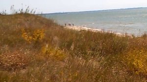Отдых на море за г. Бердянск, Азовское с палатками.