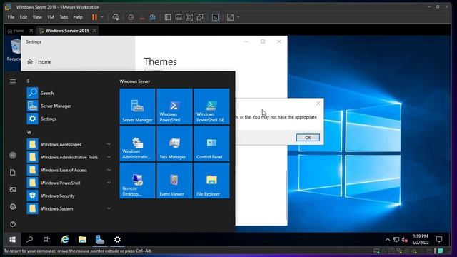 How to fix desktop icons on Microsoft Windows Server 2019 Not showing