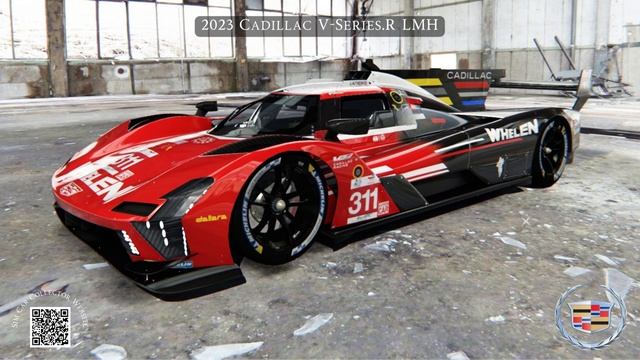 Cadillac V-Series.R LMH 2023 - Assetto Corsa Car Mod FREE + Car Screensaver #assettocorsa #acmods