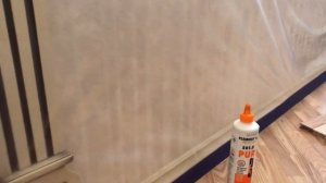 Реставрация паркетного пола используя клей PUR