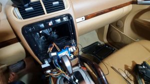 Магнитола Teyes в Порше Каен 2008 года