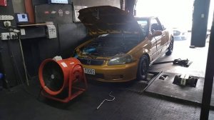 Honda b20b in for a std Dicktator Management System tuning from R800