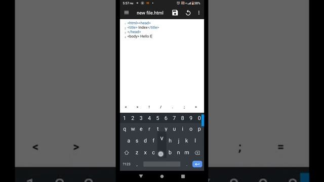 Html editor for Smartphone смотреть онлайн