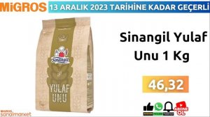 MİGROS GIDA ÜRÜNLERİ | 13 ARALIK 2023’E KADAR GEÇERLİ | MİGROS İNDİRİMLERİ | MİGROS AKTÜEL KAMPANYA