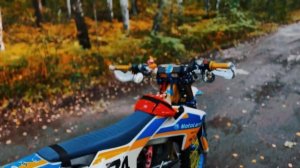 МАЛЫШ Первый раз СЕЛ на ПОЛНОРАЗМЕРНЫЙ ЭНДУРО