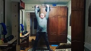 Виктор Кондратьев жмёт 2 гири по 48 кг в 57 лет ? . Double 106lbs kb stand press @ 57 yrs young ?