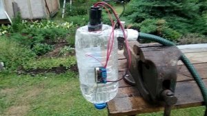 датчик уровня воды и электрический кран для воды