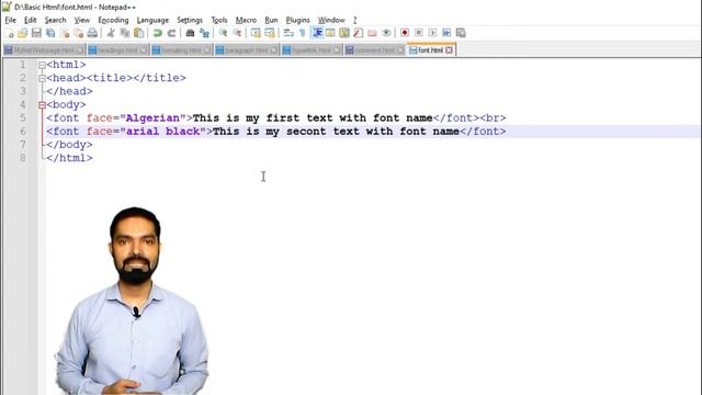 HTML Font Tag | HTML Font Tag with Attributes | Hindi | #htmlbasic14