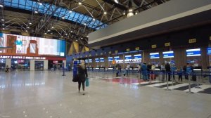 Аэропорт Шереметьево новый терминал В, полный обзор терминала. Sheremetyevo airport terminal B.