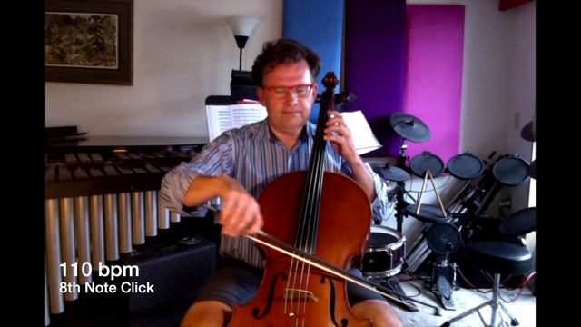 Cello Practice Buddy May Song 80 bpm 110 bpm 140 bpm and 112 Moderato Quarter Note Click смотреть онлайн