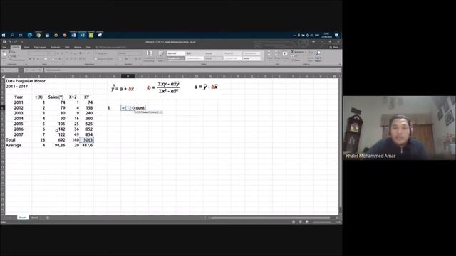 FORECASTING - LEAST SQUARE METHOD смотреть онлайн