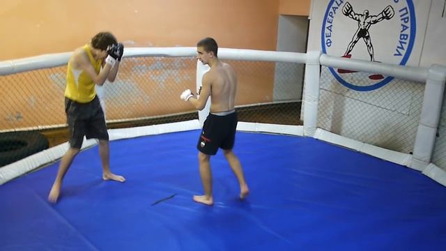 Сокол VS Виноград дружеский спарринг MMA