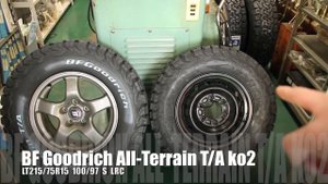 【BF Goodrich All-Terrain T/A KO2】 【245/70R16】& 【215/75R15】