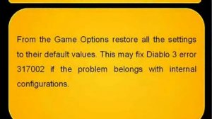 How To Fix Diablo 3 Error 317002