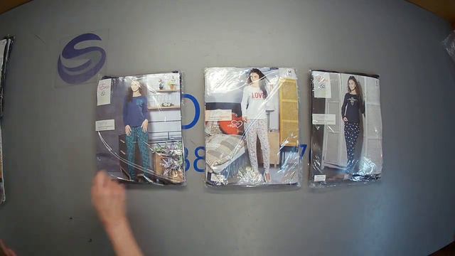 Продан. К 778. Уп № 1 (2023). Пижамы жен Era&Me, сток. Европа.10 комплектов С/ст 880 руб за комплек