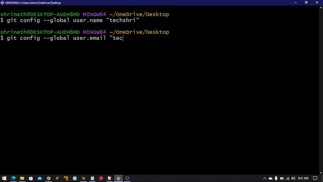 Git Tutorial - Config Our User and Email смотреть онлайн