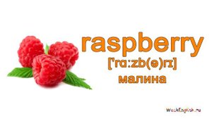 Ягоды на английском языке. Учим английские слова - Ягоды.