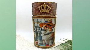 Баночка для кофе Королевский Корги