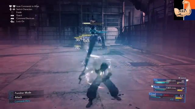 FINAL FANTASY VII REMAKE - CH. 11 HAUNTED -  ELIGOR BOSS FIGHT - OHG CLIPZ - ONEHANDEDGAMER