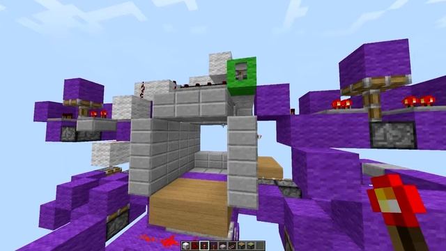 Майнкрафт механизмы (Чистый редстоун) #8 Скрытая дверь 3х3 без видимых поршней смотреть онлайн