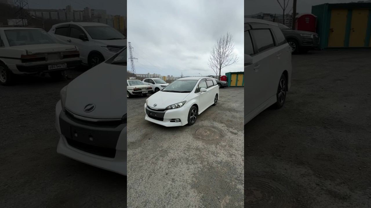 Toyota Wish S-ка куплен на аукционе Японии смотреть онлайн