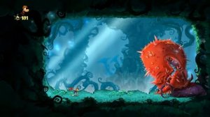 38 - Прохождение Rayman Origins - Бедная ромашечка (Босс) - Докучливые храмы