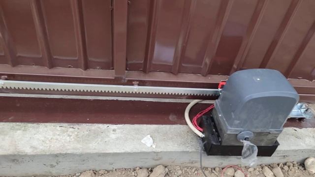 Установили откатные ворота с автоматикой Gate, г.Бишкек Ремонт и Сервисное обслуживание. servis.kg смотреть онлайн