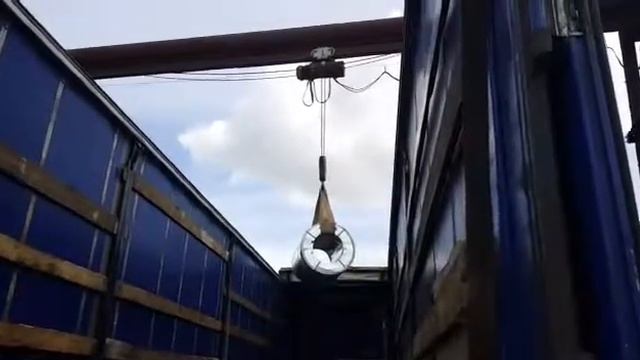 Перевозка рулонного металлопроката тентованной фурой смотреть онлайн