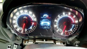 НОВАЯ ГРАНТА УСТАНОВКА ПРИБОРКИ Ferrum GF 851L ( lada granta FL комбинация приборов Gamma GF 851L)