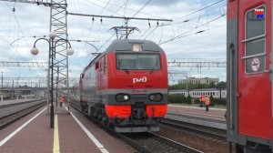 Смена ТЭП70-0484 на ЭП2К-149, 2ТЭ10У-0230, станция Тула-I | TEP70-0484, EP2K-149, 2TE10U-0230, Tul