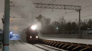 Перед закрытием Рижского вокзала к нему вернулись паровозы.