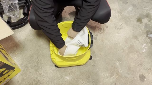 Распаковка и тест Хозяйственного пылесоса KARCHER WD 4