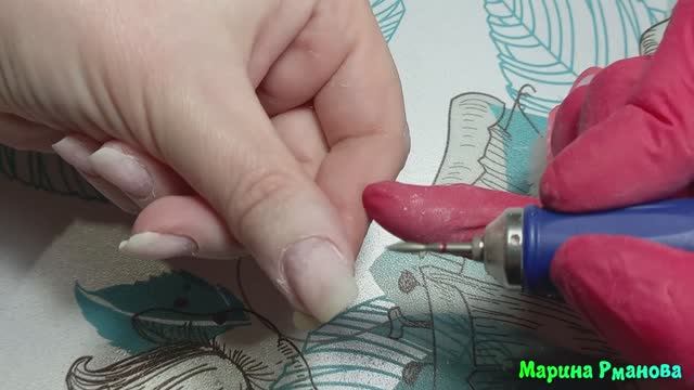 Сама себе мастер! Маникюр для себя! Слайдеры. Убираю длину и меняю форму. #маникюр #дизайн #nails