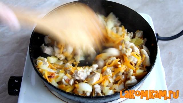 Вкусно и сытно! Рис с курицей в ГОРШОЧКАХ. Старый рецепт