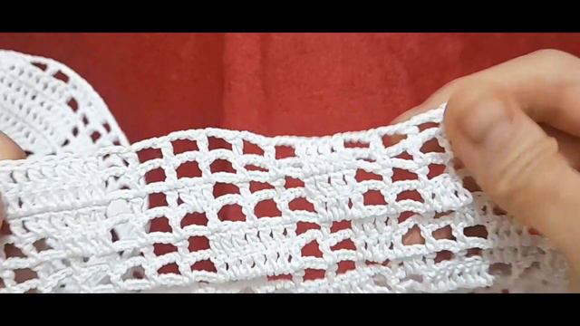 crochet filet stitch/filet crochet doily/ Dress Up Your Table:How to Crochet Table runnerr Part43 смотреть онлайн