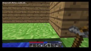 Minecraft Alpha 1.0.8_01 Gameplay Part 2. With sound!